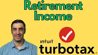 Retirement Income  1099 R  TurboTax [upl. by Wickman417]