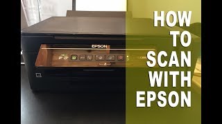 Epson Printers  How To Scan [upl. by Sybyl]