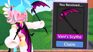 Vanilbean Niks Scythe in MM2 [upl. by Yrreb374]