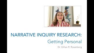 Narrative Inquiry Research Getting Personal [upl. by Laraine]