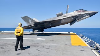 US F35 Showing Its Insane Capability During Vertical TakeOff [upl. by Hiroko]