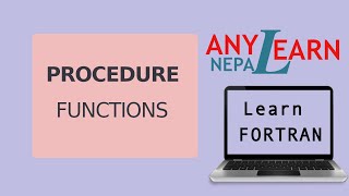 Learn Fortran functions  Fortran Tutorial 20 [upl. by Enayr]
