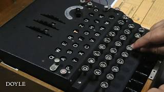 Enigma Machine Demonstration [upl. by Lerrad184]