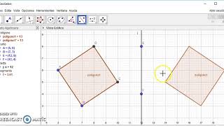 Simetria Axial en GeoGebra [upl. by Adis884]