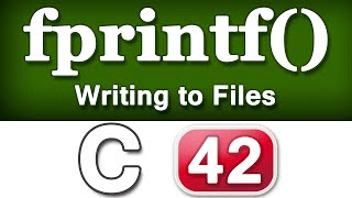 fprintf File Handling Function C Programming Language Video Tutorial [upl. by Eiramnna]