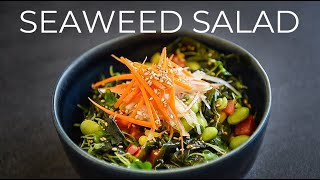 Wakame Seaweed Salad Recipe  How to make EASY Japanese Side Dish 海藻サラダ [upl. by Virendra96]