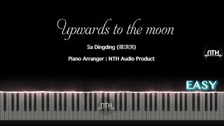 Upwards To The Moon  Sa Dingding  Piano Sheet Easy  薩頂頂《左手指月》  TAY TRÁI CHỈ TRĂNG [upl. by Htiekal]