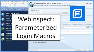 Parameterized Login Macros in WebInspect [upl. by Hennebery449]