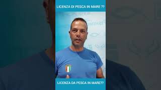 Licenza di pesca in Mare Rispondo alle domande [upl. by Ilek]