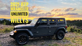 2021 Jeep Wrangler Unlimited Willys Review [upl. by Av]