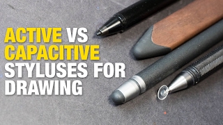 Active vs Capacitive Styluses for Drawing [upl. by Nosimaj207]