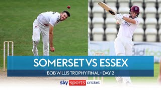 LIVE Somerset vs Essex  Bob Willis Trophy Final  Day 2 [upl. by Brenden]