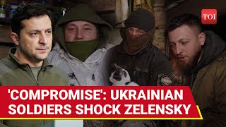 If You Dont Compromise Ukrainian Soldiers Enraged After ZelenskyTrump Fight [upl. by Ehtyde]