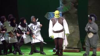 Shrek the Musical  University High School  2013  Cast 1 [upl. by Enitsahc378]