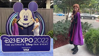 D23 Expo 2022 Day 1 Vlog [upl. by Anauqed]