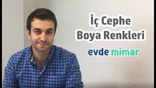 İç Cephe Boya RenkleriEn Çok Tercih Edilen Renkler [upl. by Clayborn392]