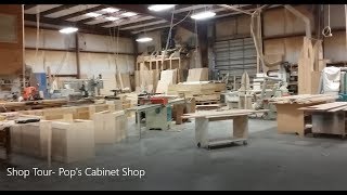 Shop Tour  Pops Cabinet Shop [upl. by Limak478]