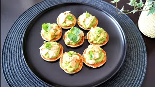 Avocado Blini Russian pancake Recipe  A happy meal [upl. by Osnofla214]