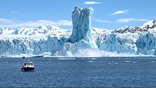 Most Awesome Glaciers Collapse in Water Compilation [upl. by Einwat131]