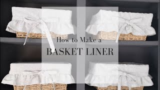 How to Make a Basket Liner [upl. by Jobyna]