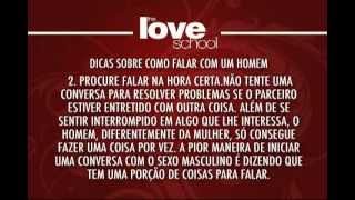 The Love School 142 como conversar com um homem [upl. by Yreffoeg196]