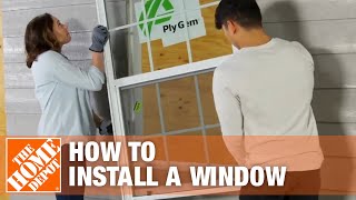 How to Install a Window  Window Removal amp Installation  The Home Depot [upl. by Camille317]