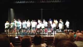 NOMS 8th grade boys choir Tunak Tunak Tun dance [upl. by Letnahc]