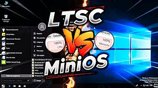 Windows 10 LTSC vs MiniOS 10 PRO EL MEJOR Sistema Operativo  MAXIMO Rendimiento ⚡ [upl. by Idnahk]