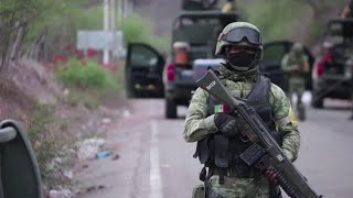 GRAPHIC CONTENT Armed attacks in Mexicos Sinaloa state kill 16 [upl. by Naoj]