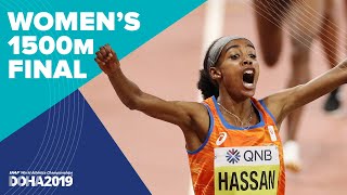 Womens 1500m Final  World Athletics Championships Doha 2019 [upl. by Wrennie556]