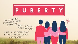 Introduction to Puberty amp Adolescence  Changes during Puberty [upl. by Yelrebmyk]