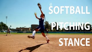 Softball Pitching Stance Tips 🥎  Little League [upl. by Tebor]