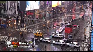 📡 Times Square  Manhattan  New York  USA  4K Webcam Live [upl. by Ullund]