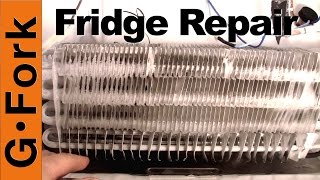 Refrigerator Repair  Freezer Coils Frozen  Refrigerator Is Warm  GardenFork [upl. by Aidroc]