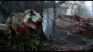 LEGO Jurassic World Walkthrough Part 12 The Spinosaurs Vs T Rex Jurassic Park 3 [upl. by Tiebold]