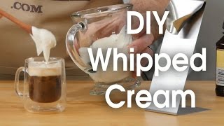 DIY whipped cream in 60 seconds [upl. by Jennie]