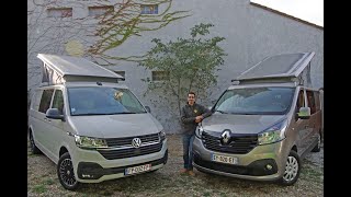 Quel fourgon choisir pour un Van  Volkswagen T6 VS Renault Trafic III 🤜🚐🤛 [upl. by Anirahs]