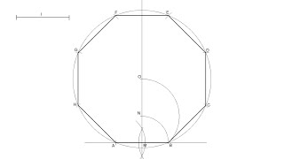 Octógono regular dado su lado [upl. by Jessalyn]