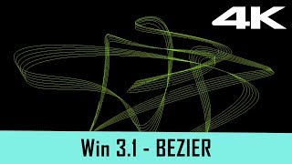 Windows 31 Screensaver  Bezier 4K [upl. by Winwaloe]