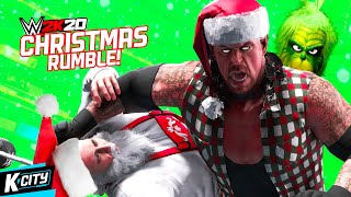 CHRISTMAS Royal Rumble Special in WWE 2k20 KCITY GAMING [upl. by Adehsor]