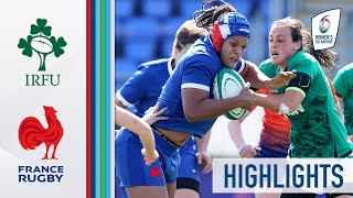 Ireland v France  HIGHLIGHTS  Scintillating Rugby Sees Ten Tries  2021 Women’s Six Nations [upl. by Akehsay]