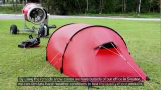 Handling your Hilleberg tent in strong winds [upl. by Ahsatsan952]