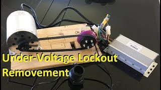 48V BLDC Controller with 24V  UnderVoltage Lockout Hack [upl. by Petrina]