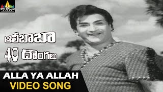 Alibaba 40 Donaglu Songs  Alla Ya Alla Video Song  NTR Jayalalitha  Sri Balaji Video [upl. by Larimor380]