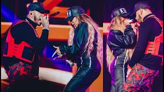 Anuel AA amp Karol G  Último Concierto JUNTOS antes Cuarentena  CALIBASH 2020 [upl. by Annaoj]