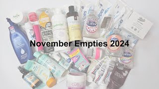 November Empties 2024 [upl. by Ramona]