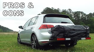 HitchMounted Cargo Carrier Pros and Cons [upl. by Yerok]