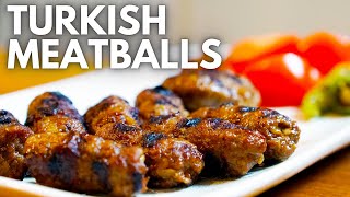 Turkish Meatballs  How to make Inegol Kofte [upl. by Tish]