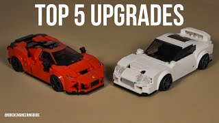 TOP 5 LEGO Speed Champions Upgrades [upl. by Norman]