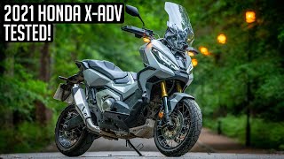 2021 Honda XADV  First Ride Review [upl. by Ydnys976]